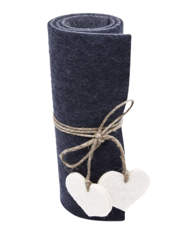 Haunold wine cooler, pure virgin wool, blue Haunold wine cooler, pure virgin wool, blue