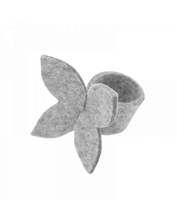 Haunold Serviettenring aus Filz, 100% Schurwolle, grau 5 mm Haunold Serviettenring aus Filz, 100% Schurwolle, grau 5 mm