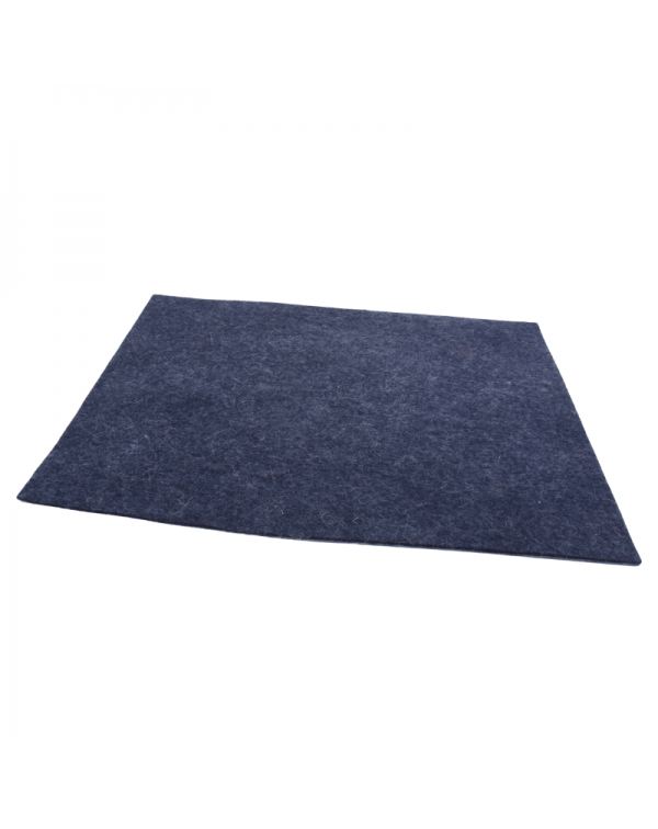 Haunold felt placemat of fine merino wool, approx. 5 mm blue