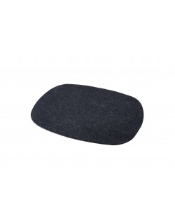 Placemat Oval of Haunold wool felt, approx. 5 mm blue