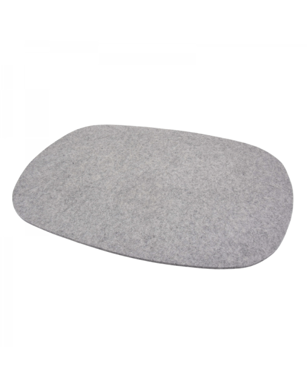 Placemat Oval of Haunold wool felt, approx. 5 mm gray Placemat Oval of Haunold wool felt, approx. 5 mm gray