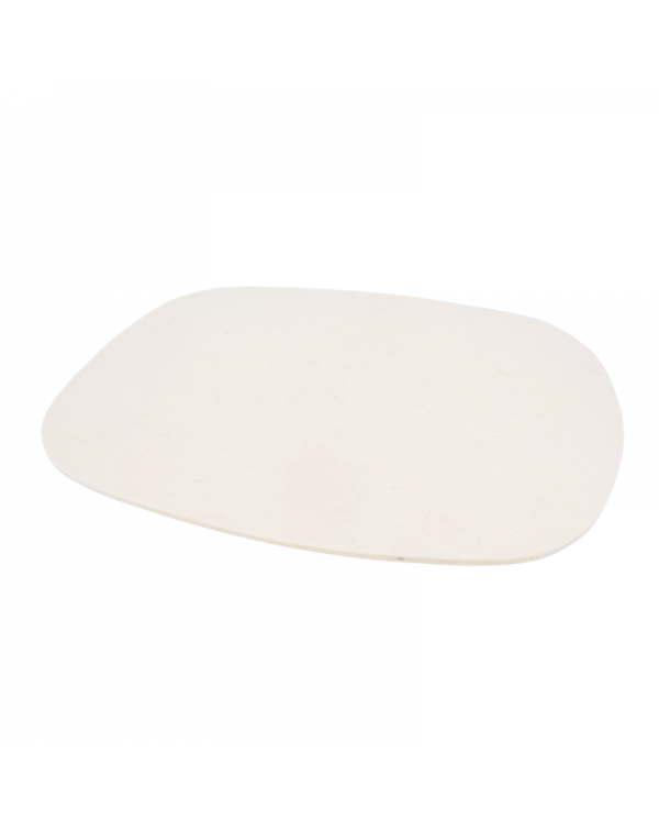 Placemat Oval of Haunold wool felt, approx. 5 mm wool white Placemat Oval of Haunold wool felt, approx. 5 mm wool white
