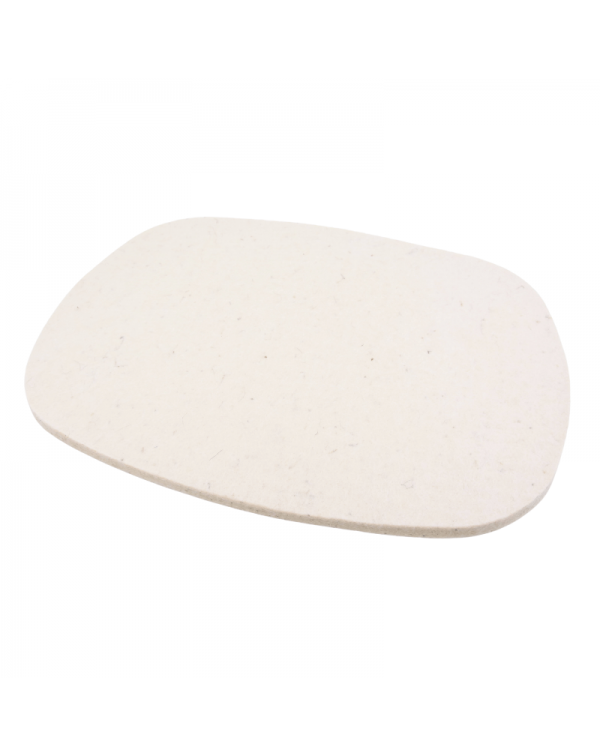 Haunold placemat Oval of wool felt, 10-12 mm thick, natural white Haunold placemat Oval of wool felt, 10-12 mm thick, natural white