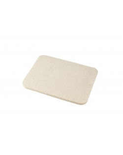 Seat pad Jaga of Haunold fulled felt, approx. 1 cm thick, natural white