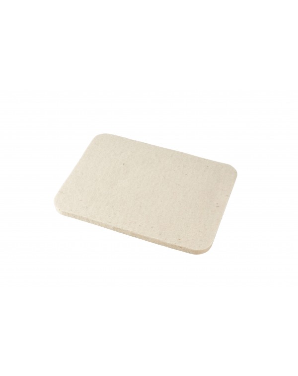 Seat pad Jaga of Haunold fulled felt, approx. 1 cm thick, natural white