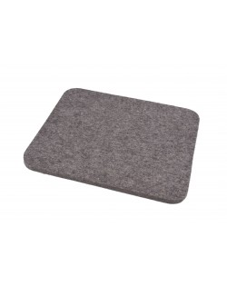 Seat pad Jaga big of Haunold fulled felt, approx. 1 cm thick, natural gray