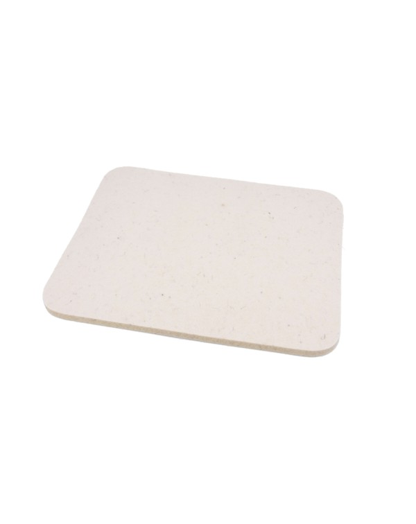 Seat pad Jaga big of Haunold fulled felt, approx. 1 cm thick, natural white
