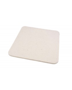Seat pad Luxus of Haunold fulled felt, approx. 1 cm thick, natural white