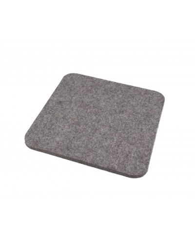 Cusino Mini senza maniglia in feltro follato Haunold, spesso ca. 1 cm, grigio naturale