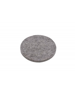 Round seat pads natural wool felt HAUNOLD
