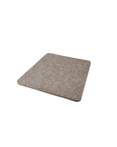 Cusino Trapezio in feltro follato Haunold, spesso ca. 1 cm, grigio naturale