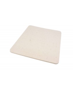 Seat pad Trapeze big of Haunold fulled felt , approx. 1 cm thick, natural white
