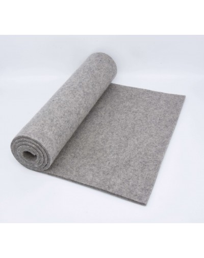 Runner da Tavolo Haunold in pura lana merinos, grigio